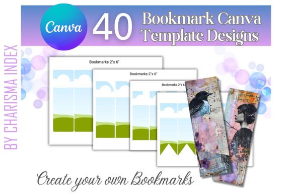 40 Canva Digital Bookmark Template: Design Assets for Every Creator
