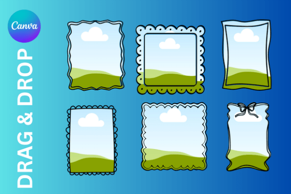 Border Whimsical Canva Frame Template: Your Creative Shortcut