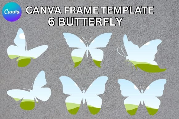 Butterfly Canva Frame Template: The Art of Layered Design