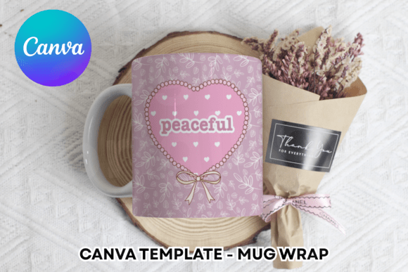 Create Custom Mugs in Minutes with Canva Template MUG Wrap