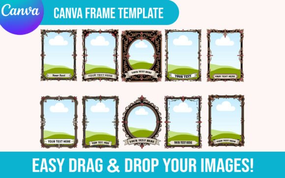 Design Your Own Tarot Deck with Editable Canva Frames