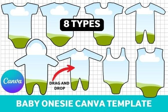 Designing Delightful Baby Apparel: A Deep Dive into the Baby Onesie Canva Template
