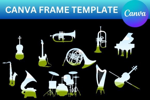 Designing with Rhythm: The Music Elements Canva Frame Template