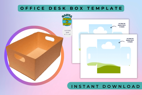 Office Desk Box Template: Your Digital Design Shortcut