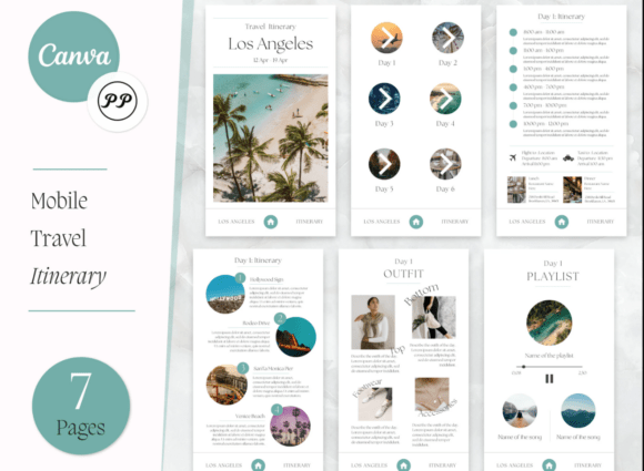Stunning Mobile Itineraries: Your 1080x1080 Travel Template Guide