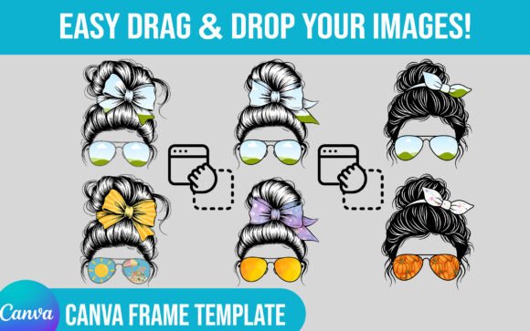 Unleash Your Inner Stylist: The Messy Bun Momlife Canva Bundle