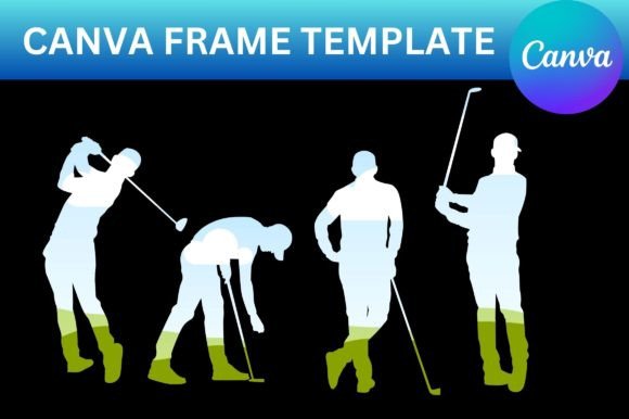 Unlock Dynamic Visuals with a Golfer Canva Frame Template